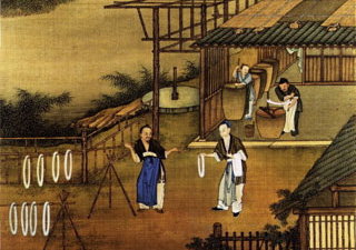 《御制耕织图·染色》